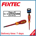 Fixtec Outils à main Tournevis isolé Phillips 100mm avec poignée isolante